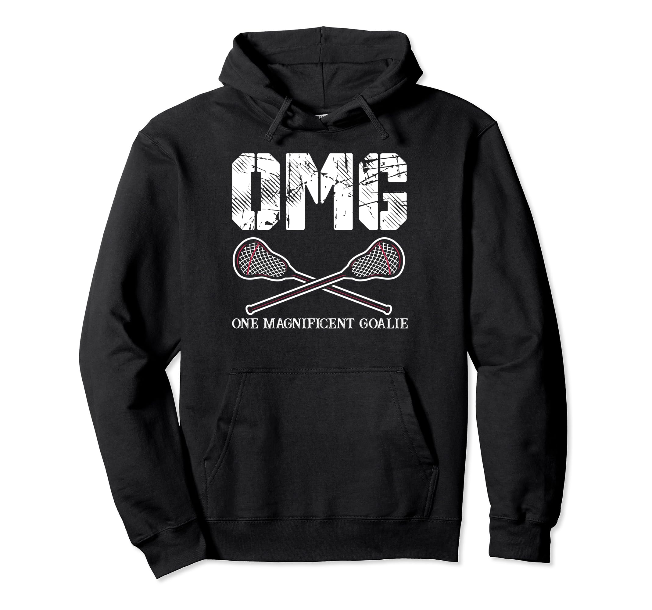 Goalkeeper Lacrosse Lacrosse Goalie Hoodie - Minimalist Print Men Women