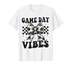 Soccer Game Day Vibes Soccer Mom Dad T-Shirt - Streetwear Style Unisex