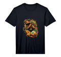 T Rex Playing Soccer Funny Dinosaur T-Shirt - Unique Graphic for Adults