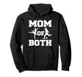 Mom Both Ballet And Soccer Funny Hoodie - Minimalist Print for Adults