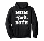Mom Both Ballet And Soccer Funny Hoodie - Minimalist Print for Adults
