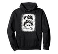 Soccer Mom Bleached Soccer Ball Hoodie - Novelty Apparel for Adults