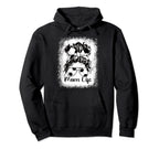 Soccer Mom Bleached Soccer Ball Hoodie - Novelty Apparel for Adults