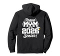 Class 2026 Senior Year Soccer Mom Hoodie - Unique Graphic for Adults
