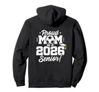 Class 2026 Senior Year Soccer Mom Hoodie - Unique Graphic for Adults