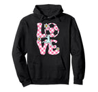 Love Soccer Teenage Soccer Players Hoodie - Fun Novelty Design Unisex
