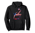 Soccer Drip American Flag 4Th July Hoodie - Casual Everyday Wear Unisex