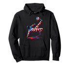 Soccer Drip American Flag 4Th July Hoodie - Casual Everyday Wear Unisex