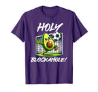 Funny Soccer Goalie Holy Blockamole T-Shirt - Minimalist Print Unisex