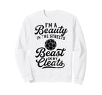 Funny Soccer Art Soccer Player Sweatshirt - Streetwear Style Unisex