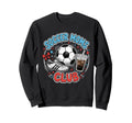 Soccer Moms Club Iced Coffee Sweatshirt - Minimalist Print for Adults
