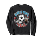 Soccer Moms Club Iced Coffee Sweatshirt - Minimalist Print for Adults