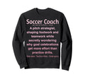 Funny Soccer Coach Sweatshirt - Fun Novelty Design for Adults