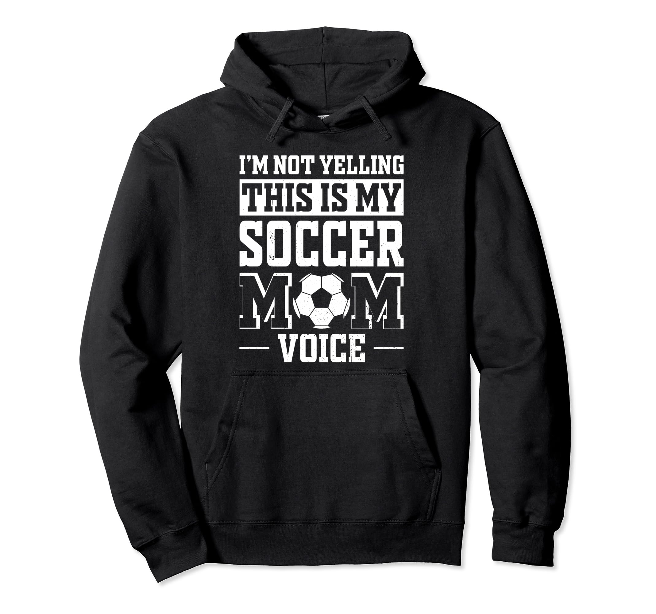 This Is My Soccer Mom Voice Mothers Hoodie - Streetwear Style Men Women