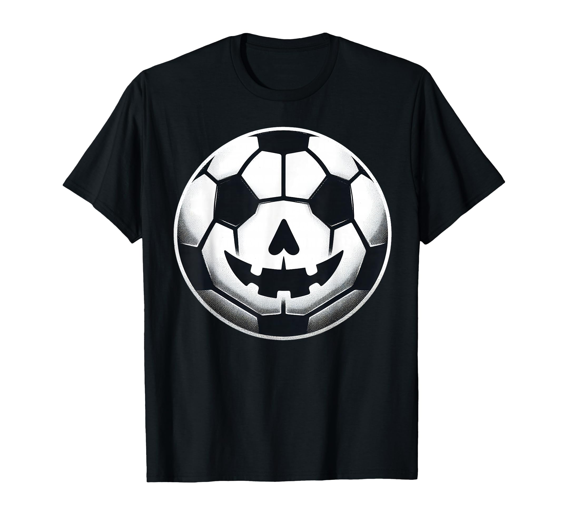 Halloween Jack O Lantern Soccer T-Shirt - Minimalist Print Men Women