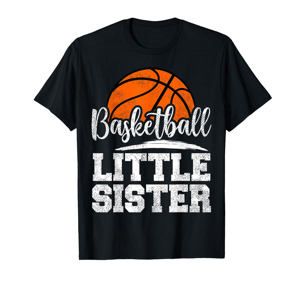 Basketball Little Sister Basketball T-Shirt - Aesthetic Graphic for Adults