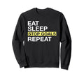 Soccer Goalkeeper Eat Sleep Stop Goals Sweatshirt - Trendy Graphic Unisex