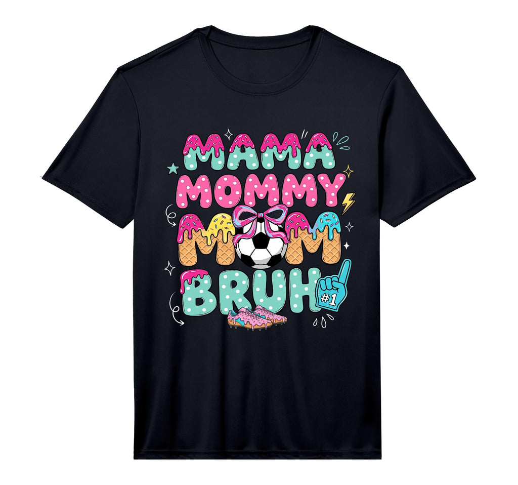 Mens Mama Mommy Soccer Mom Bruh Ice T-Shirt - Casual Everyday Wear Unisex