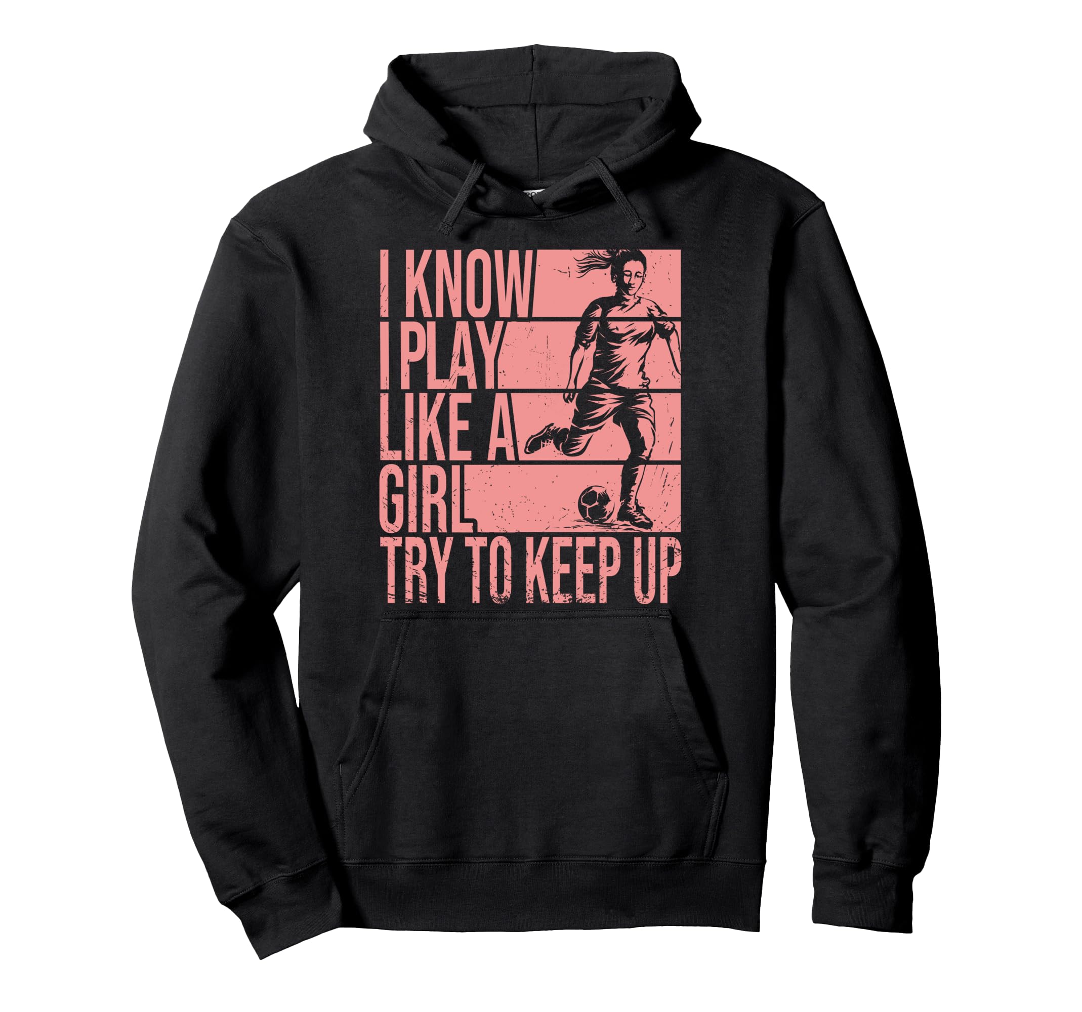I Know I Play Like Try To Keep Up Hoodie - Novelty Apparel Men Women
