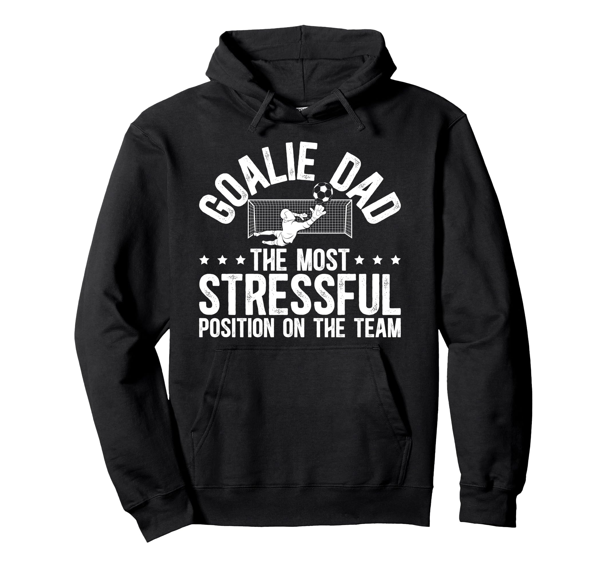 Funny Soccer Goalie Dad Soccer Keeper Hoodie - Graphic Print Men Women