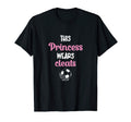 This Princess Wears Cleats Soccer Ball T-Shirt - Custom Art Print Unisex
