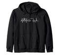 Soccer Heart Beat Pulse Play Sports Sweatshirt - Unique Graphic for Adults