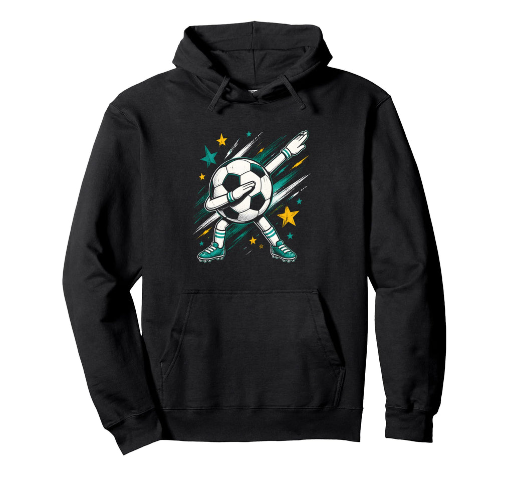 Dabbing Soccer Ball Hoodie - Casual Everyday Wear for Adults