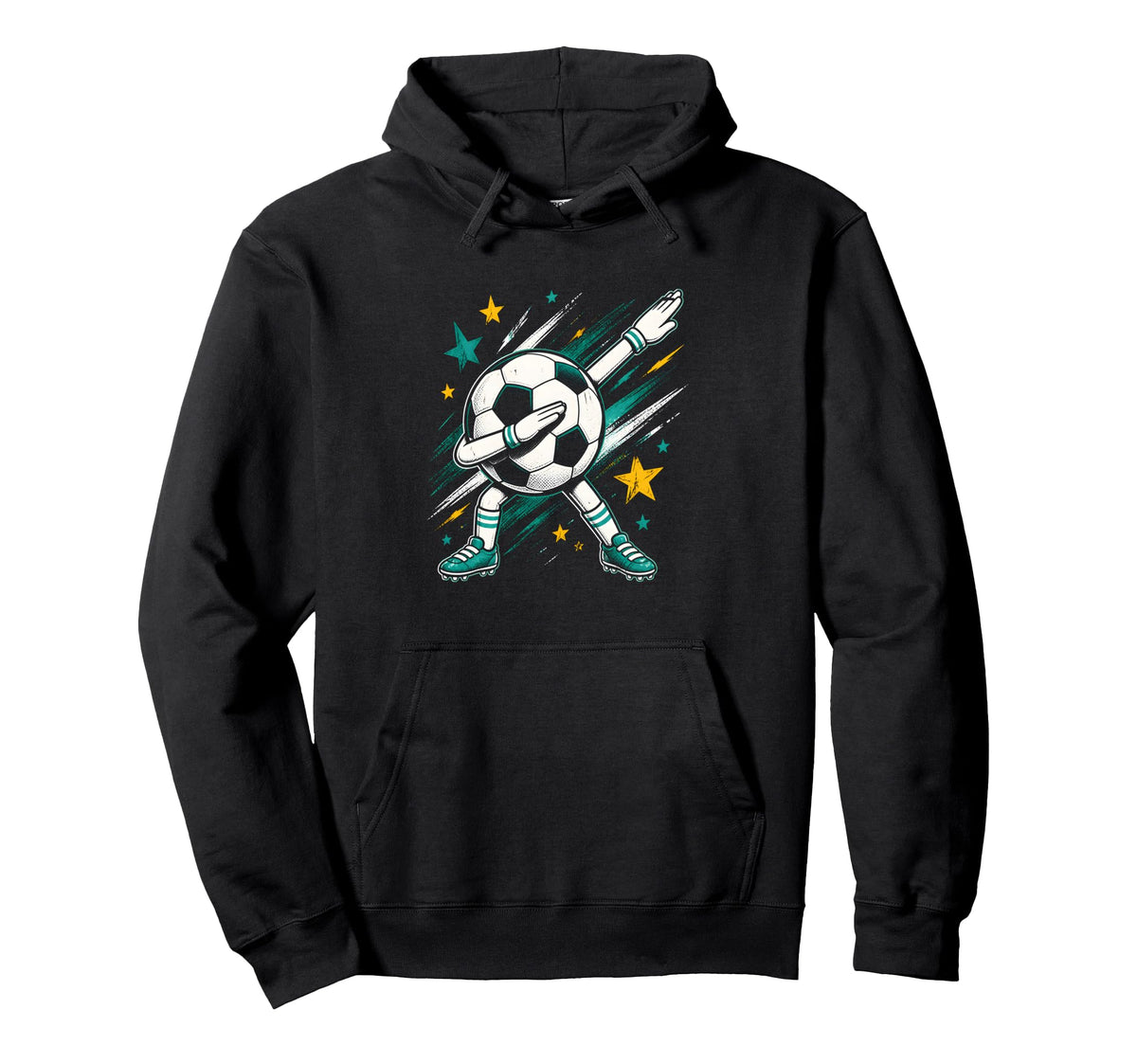 Dabbing Soccer Ball Hoodie - Casual Everyday Wear for Adults