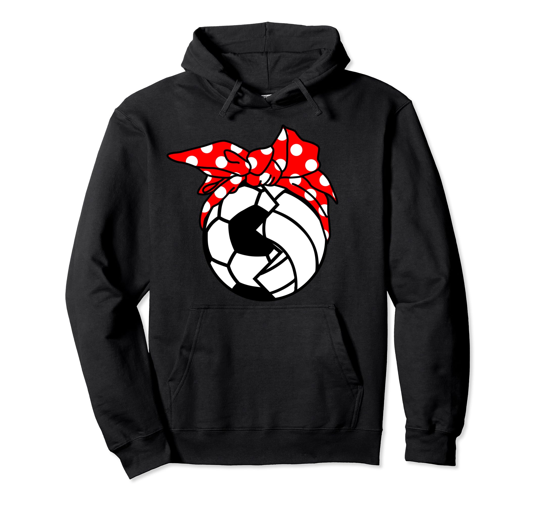 Soccer Volleyball Player Mom Funny Ball Hoodie - Trendy Graphic for Adults
