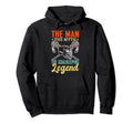 Lacrosse Player Fun Goalkeeping Legend Hoodie - Graphic Print Men Women