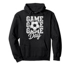 Game Day Soccer Player Fan Footbal Hoodie - Graphic Print for Adults