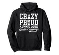 Crazy Proud Hockey Goalie Grammy Hoodie - Aesthetic Graphic Men Women