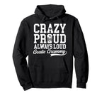 Crazy Proud Hockey Goalie Grammy Hoodie - Aesthetic Graphic Men Women