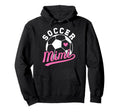 Soccer Mimi Heart Grandma Mimi Soccer Hoodie - Casual Everyday Wear Unisex