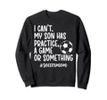 Soccer Mom Soccer Player Mom Funny Sweatshirt - Minimalist Print Men Women