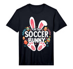 Mens Im Soccer Bunny Matching Easter T-Shirt - Custom Art Print Men Women