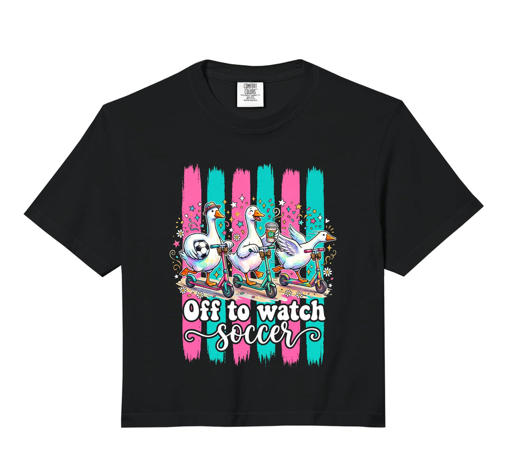 Off To Watch Soccer Silly Goose Sweatshirt - Streetwear Style for Adults