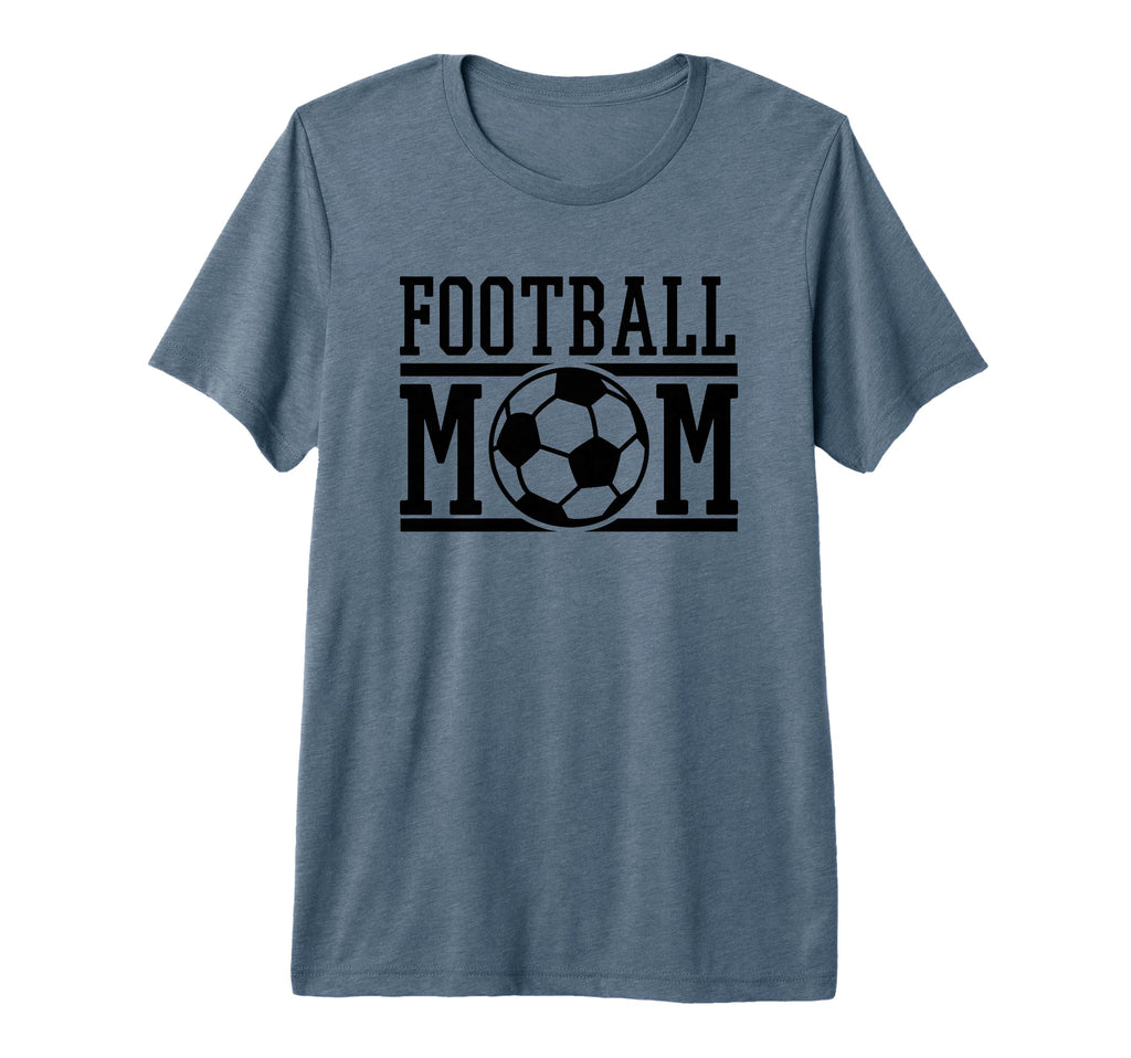 Football Mom Soccer Game Day Gift T-Shirt - Casual Everyday Wear Men Women