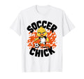 Soccer Chick Soccer Player Soccer T-Shirt - Streetwear Style Unisex