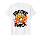 Soccer Chick Soccer Player Soccer T-Shirt - Streetwear Style Unisex