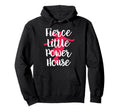 Fierce Little Power House Funny Soccer Ball Hoodie - Unique Graphic Unisex