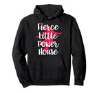 Fierce Little Power House Funny Soccer Ball Hoodie - Unique Graphic Unisex