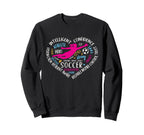 Soccer Goalkeeper Heart Love Goalie Sweatshirt - Trendy Graphic Men Women