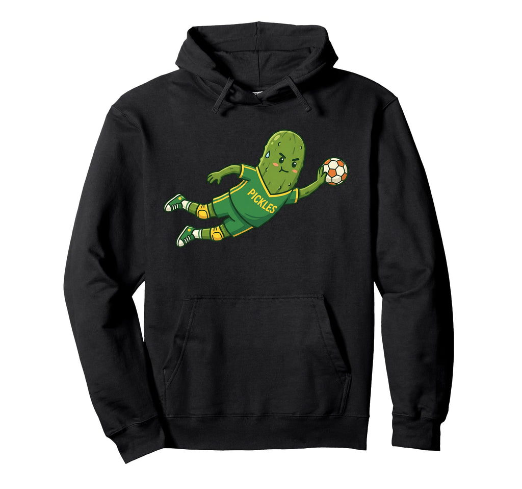 Pickles Funny Soccer Goalie Cartoon Hoodie - Novelty Apparel Men Women