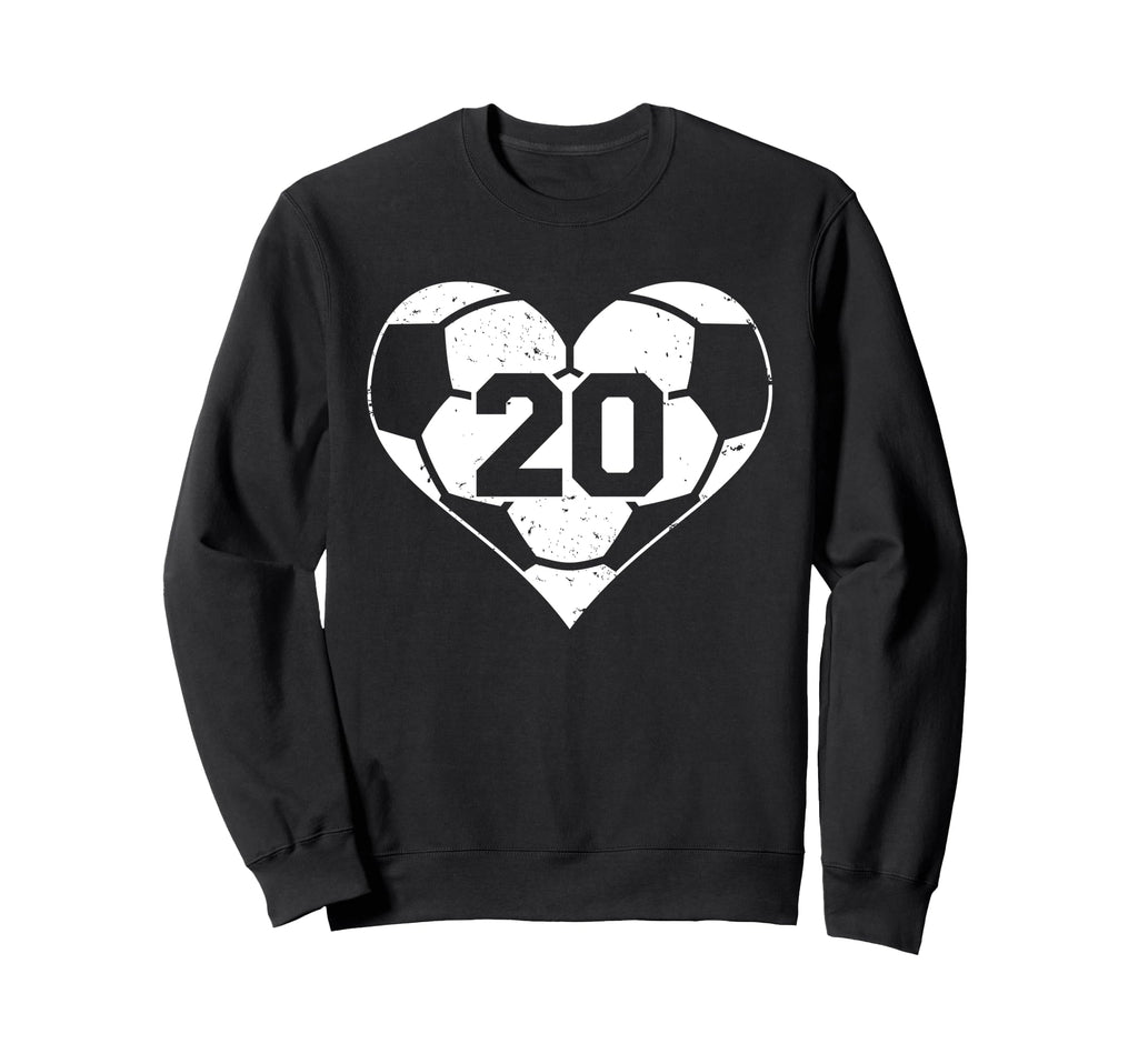 Soccer Number 20 Jersey Funny Soccer Sweatshirt - Trendy Graphic Unisex