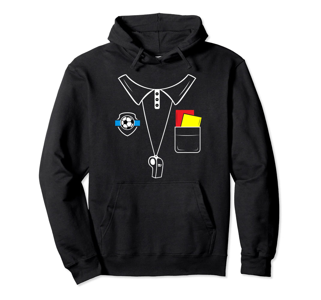 Referee Costume Soccer Football Referee Hoodie - Trendy Graphic Unisex