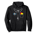 Referee Costume Soccer Football Referee Hoodie - Trendy Graphic Unisex