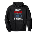 Best Soccer Dad Usa Patriotic Father Hoodie - Novelty Apparel Men Women