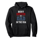 Best Soccer Dad Usa Patriotic Father Hoodie - Novelty Apparel Men Women