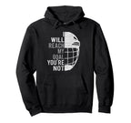 I Will Reach My Goal Funny Goalie Ice Hockey Hoodie - Graphic Print Unisex